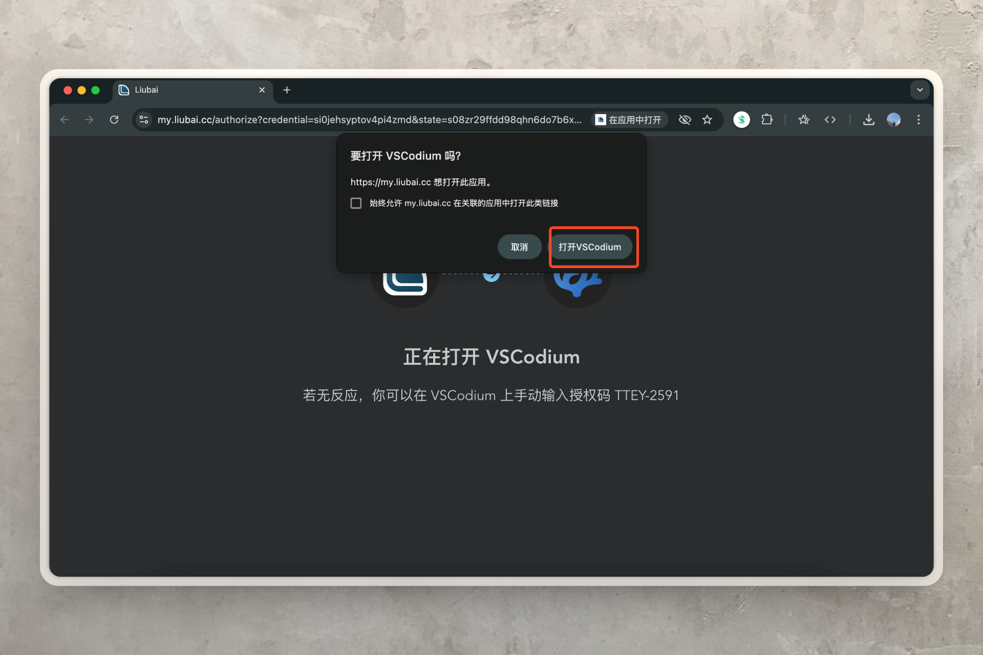 返回 VS Code